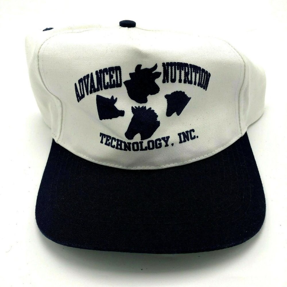 Advanced Nutrition Technology Inc Hat Cap Snapback White Skin Care Vitamins